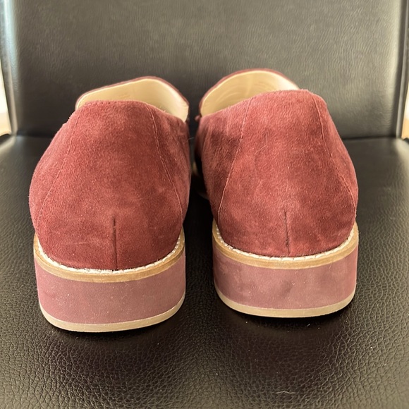 Cole Haan Go-To Wine Red Suede Leather Loafers-like new - Picture 3 of 7